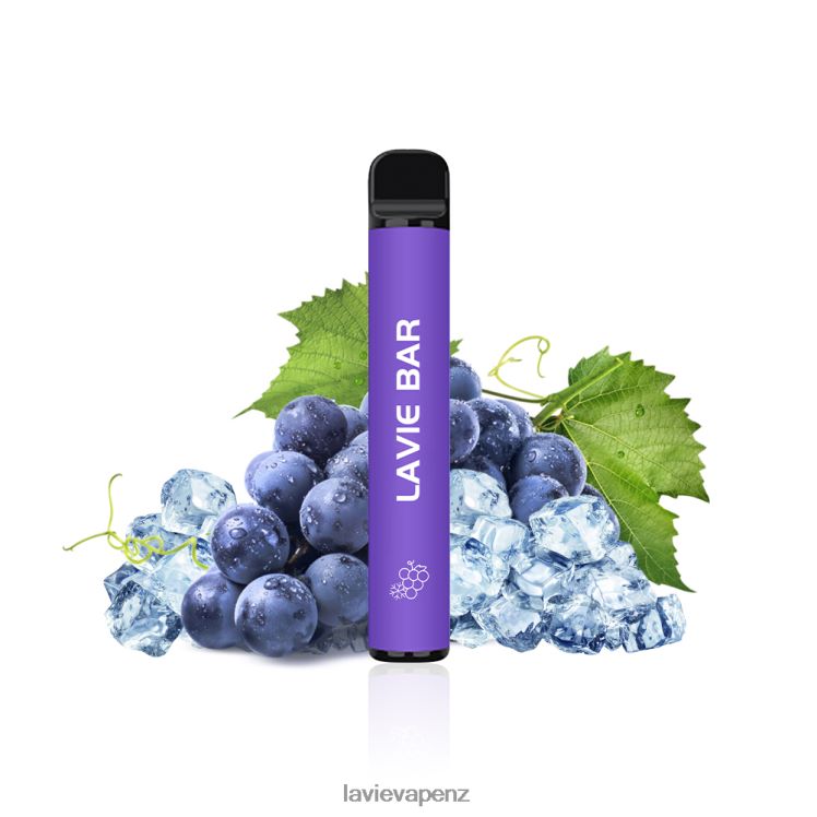 LAVIE BAR 2 Version 800 Puffs Grape Ice - D884D6322 Lavie Vape NZ