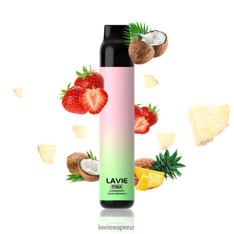 LAVIE BAR 5000 Puffs - MAX Strawberry Coco Apple - D884D6283 Lavie Vape Wellington