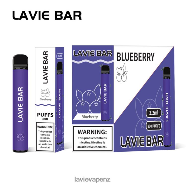 LAVIE BAR 800 Puffs Blueberry Ice - D884D6310 Lavie Disposable Vape