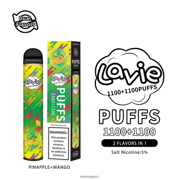 LAVIE BAR Switch 2200 Puffs Pinapple/Mango - D884D6296 Lavie E Cigarette