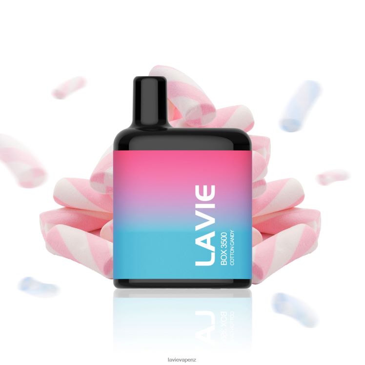 LAVIE BOX 3500 Puffs Cotton Candy - D884D6210 Lavie Vape NZ