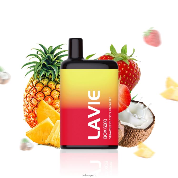 LAVIE BOX 6000 Puffs Strawberry Coco Pineapple - D884D6205 Lavie Vape Shop