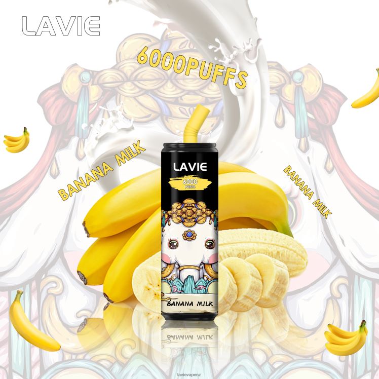 LAVIE Coke BAR 6000 Puffs Banana Milk - D884D6274 Lavie Vape NZ
