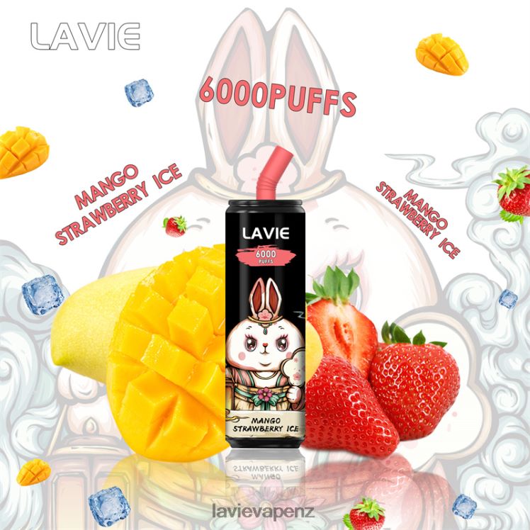 LAVIE Coke BAR 6000 Puffs Mango Strawberry Ice - D884D6273 Lavie Vape Price