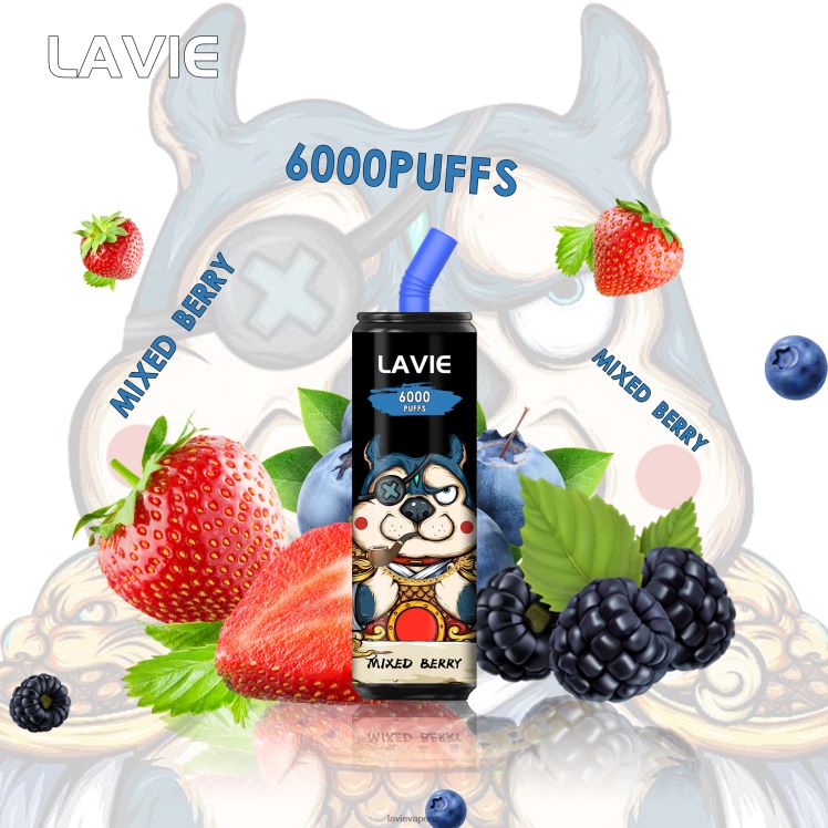 LAVIE Coke BAR 6000 Puffs Mixed Berry - D884D6272 Lavie E Cigarette
