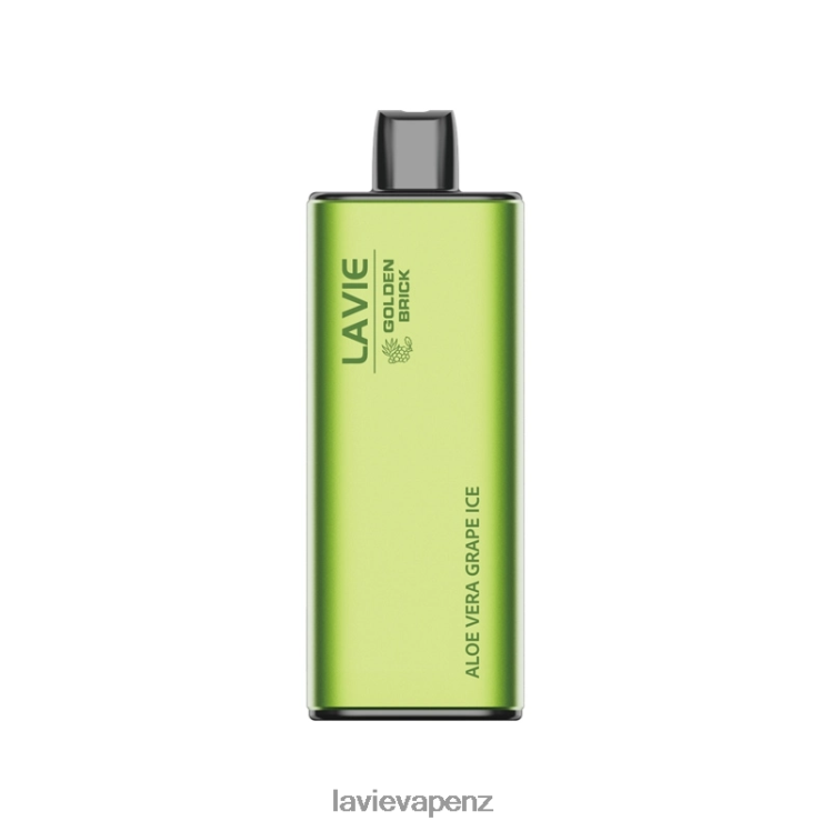 LAVIE GOLDEN BRICK 10000 Puffs Aloe Vera Grape Ice - D884D651 Lavie Vape Wellington
