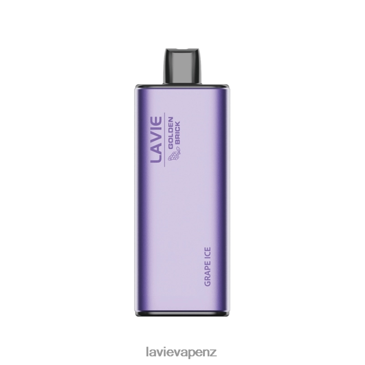 LAVIE GOLDEN BRICK 10000 Puffs Grape Ice - D884D659 Lavie Vape Wellington