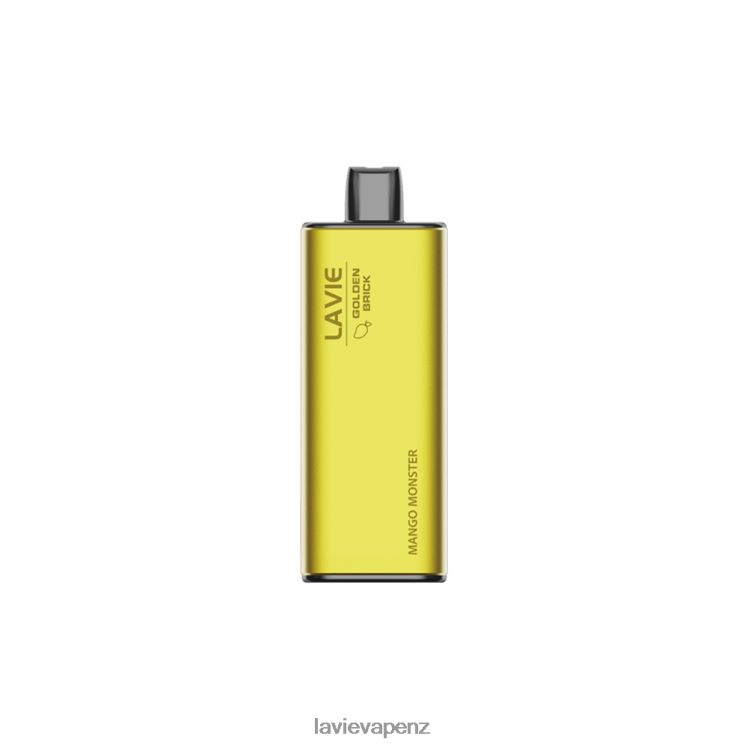 LAVIE GOLDEN BRICK 10000 Puffs Mango Monster - D884D661 Lavie Vape Shop