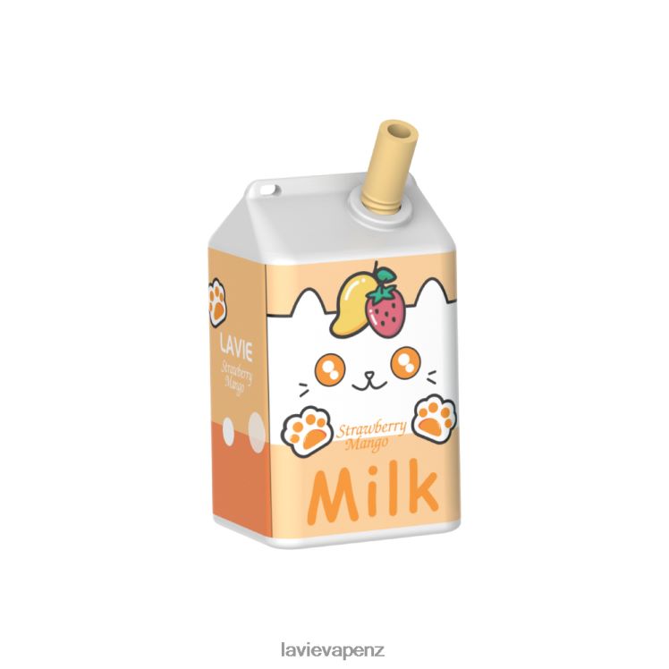LAVIE MILK 7000 Puffs Strawberry Mango - D884D6182 Lavie Disposable Vape