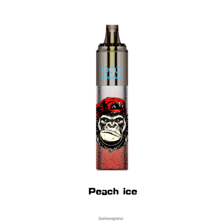 LAVIE OCO Carnival 10000 Puffs Peach Ice - D884D6355 Lavie Vape Wellington