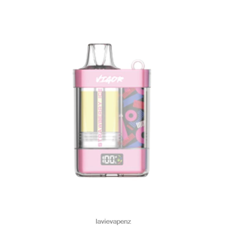 LAVIE VIGOR 15000 Puffs Strawberry Ice - D884D61 Lavie Vape Price