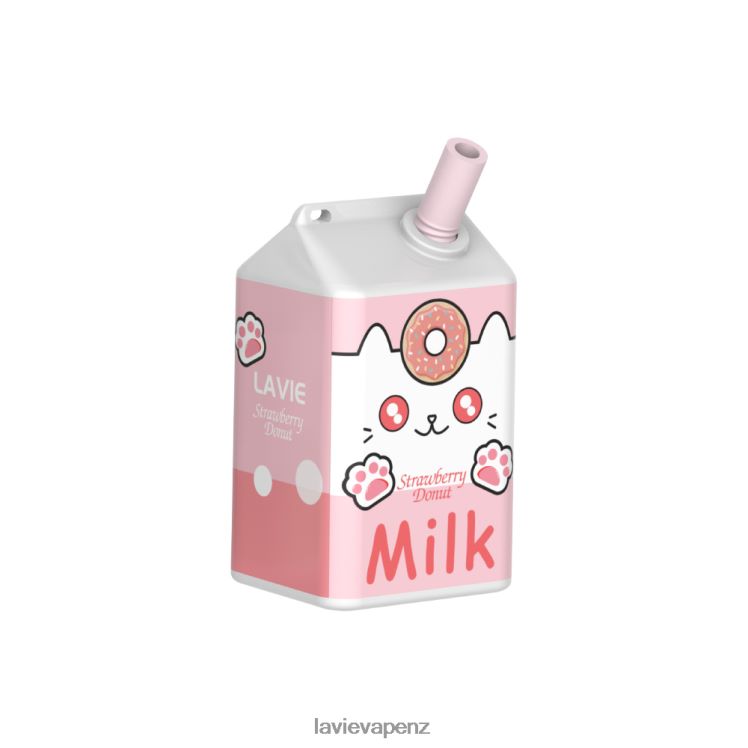 LAVIE MILK 7000 Puffs Strawberry Donut - D884D6177 Lavie Vape Price